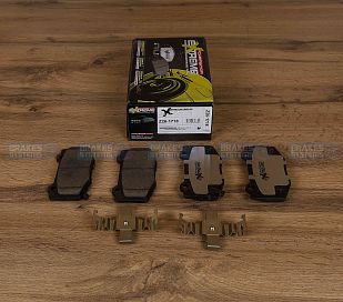 Задние карбон-керамические колодки Extreme Street Performance Z26