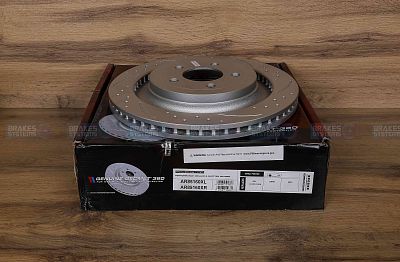 Задний тормозной диск Evolution с перфорацией и насечками, в покрытии GEOMET